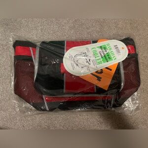 bnwt red collapsible cooler